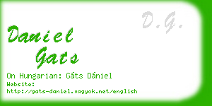 daniel gats business card